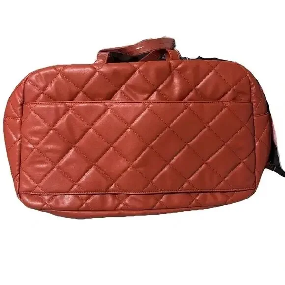 NEW Gilda Paris Quilted Large Tote Bag Weekender - Picture 2 of 7